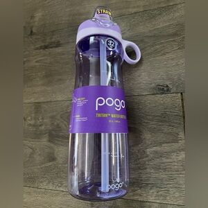 Pogo Tritan Water Bottle Purple 32 oz New